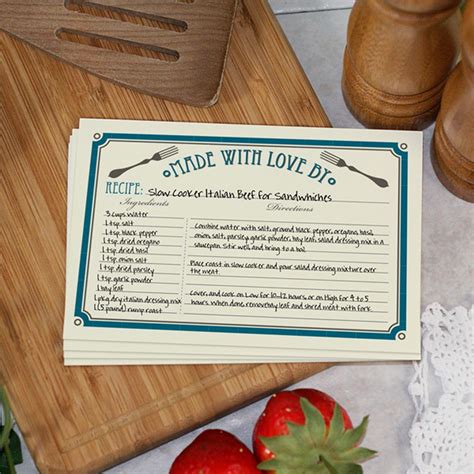 Download Free Made with Love Recipe Card | SVG | PNG | DXF Commercial Use